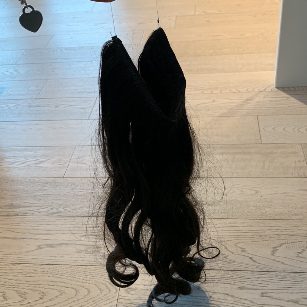 Untangled Halo dark brown hair extensions (FREE bonus)